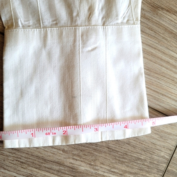 INC International Concepts Subtle Pinstripe Shiny Shirt w/ Clasps & Buttons 10 - Picture 8 of 10